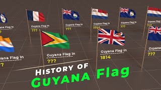 History of Guyana Flag | Evolution of Guyana Flag | Flags of the world |