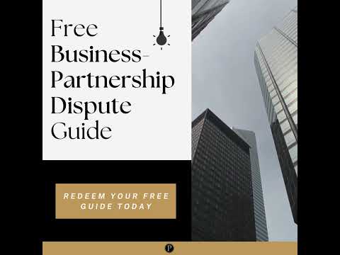 Free Guide to Business Partnership Disputes