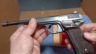 1925 Walther .22, semi automatic target pistol. (The First Olympia?)@simongibbard9334