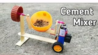 सीमेंट मिक्सर प्रोजेक्टर वीडियो। Cement Mixer Projector Video #Small Kids Science #Project #Video