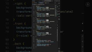 Amazing 3D Cube Animation Using Just HTML, CSS & JS 🔥