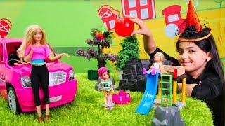 Cadı Emily ve Barbie ile eğlenceli video! Çocuk videosu