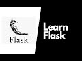 Learn Flask By Creating a Simple Web Application.