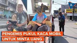 Viral Video Pengemis di Indramayu Minta Uang Sambil Pukul Kaca Mobil