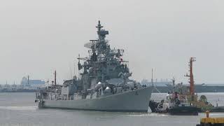 Indian Navy INS Rana (D52) Rajput class Guided Missile Destroyer Manila Philippines.