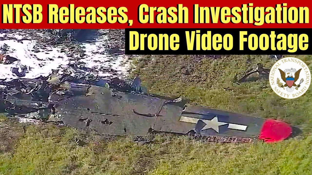 NTSB Releases Drone Footage Of Dallas Air Show Collision Investigation ...