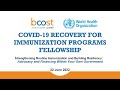 Part 7: COVID-19 Recovery for Immunization Programs Fellowship (English)