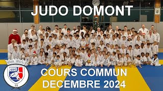 Judo Domont cours commun décembre 2024