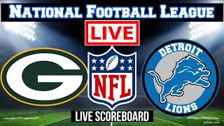Live: Green Bay Packers Vs Detroit Lions | NFL | Play by Play | Scoreboard | Bhordz TV
