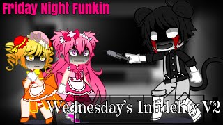 【Gacha Club】fnf vs Wednesday infidelity V2Part1 『日本語、English』