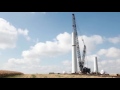 wind turbine concrete tower erection at accionas pioneer grove wind farm