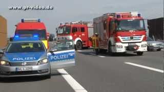 17.04.2012 - Mannheim/BAB 6 - 96-jährige übersieht Stauende und rast unter Lkw