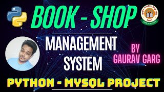 Book Shop Management System | Python Mysql Project | By Gaurav Garg