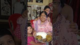 আজ দুপুরে মা ইলিশ মাছ দিয়ে Lunch থালি সাজাল#মা#ছেলেমেয়ে#ইলিশমাছ#ইলিশমাছেরঝোল#ইলিশভাজা#ইলিশপুঁইশাক