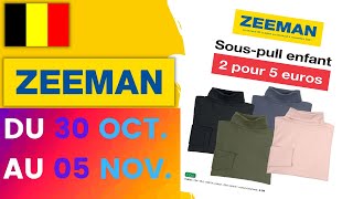 folder ZEEMAN du 30 octobre au 5 novembre 2021 🌞⛔ Arrivage - BELGIQUE
