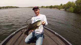 GIANT OKOBOJI BASS and My First Iowa Muskie!!!