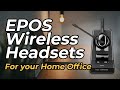 Wireless Headsets for Your Office - Sennheiser EPOS SD PRO Cordless Headsets, D10 - PC, Mac, Teams