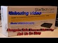 startech usb2hdcaps unboxing and overview and mini review standalone capture device hdmi