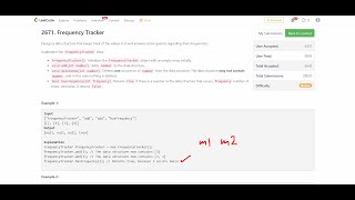 2671. Frequency Tracker | Leetcode Weekly Contest 344 | Full solution with code