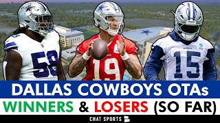 Dallas Cowboys OTAs Winners And Losers Ft. Trey Lance, Jalen Tolbert, Mazi Smith & Ezekiel Elliott