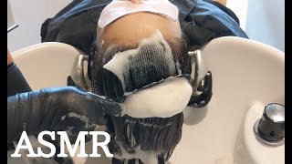 ヘッドスパ\u0026シャンプー\u0026髪をとかす音のASMR【プロの技】Shampoo\u0026Comb\u0026Head Massage