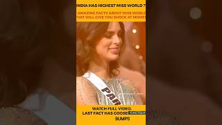 Miss World hidden secrets facts 😳that you wont believe | Indian miss world #missworld #shorts #2022