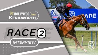 20230103 Hollywoodbets Kenilworth interview Race 2 won by WITHOUT QUESTION