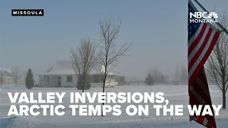 Valley inversions, next weather maker arrives this weekend