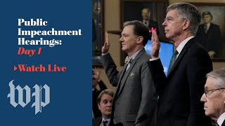 Watch: Day 1 of Trump impeachment inquiry public hearings (FULL LIVE STREAM)