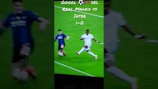 #Real Madrid vs Inter de Milán: Goool ⚽🥅 en Champions