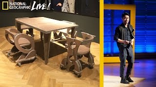 This Guy Is Making Furniture and Buildings out of Your Trash | Nat Geo Live