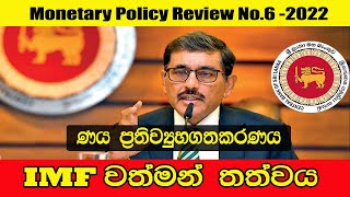 IMF හා ණය ප්‍රතිව්‍යූහගතකරණය Monetary policy review