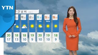 [날씨] 개천절, 전국 대부분 비...수도권 선선, 충청 이남 늦더위 / YTN