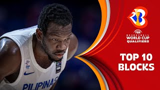 Top 10 Blocks | FIBA Basketball World Cup 2023 | Qualifying Window 2