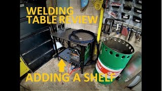 KLUTCH WELDING TABLE REVIEW AND ADDING SHELF