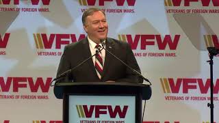 Secretary Pompeo remarks at the 120th Veterans of Foreign Wars National Convention
