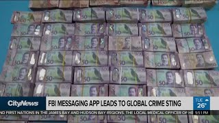 FBI messaging app leads to global crime sting