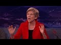 senator elizabeth warren interview part 1 04 07 15 conan on tbs