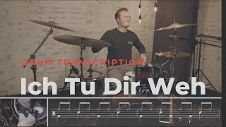 Rammstein - Ich Tu Dir Weh - Drum Cover + Transcription