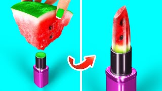 WEIRD AND FUNNY WAYS TO SNEAK MAKEUP || How to Not Get Caught! Cool Tricks and Hacks by 123 GO!