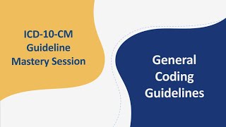 ICD-10-CM WEEK 1: General Coding Guidelines 📱