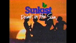 Sunkist ad shown in 1989