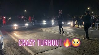 CRAZIEST MID-WINTER CAR MEET EVER! *POLICE CHASE*