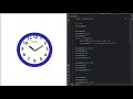 Python Turtle Wall Clock Design | Analog Clock Design (No Talking) #snakecoding