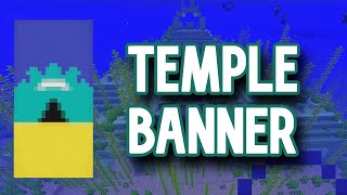 How to make an OCEAN MONUMENT banner in Minecraft!