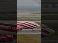 Jedag Jedug AirAsia Boeing 737 Malaysia Livery👍🔥#shorts