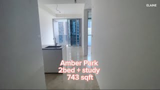 Amber Park 2 bed + study 743sqft