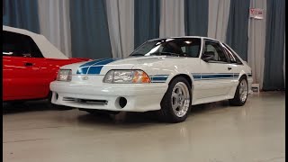 1992 Ford Mustang SAAC MK1 Mk I in White \u0026 5.0 Liter Engine Sound My Car Story with Lou Costabile