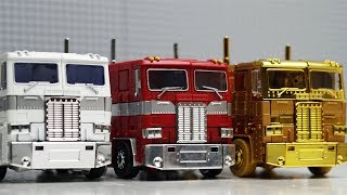 Transformers Optimus Prime vs Ultra Magnus Robot Truck Lego Bank Robbery & Police Car
