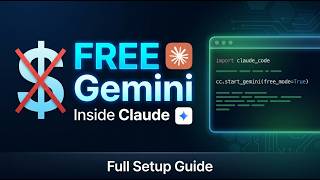 Run Claude Code FREE with Gemini — But Only These Models Work